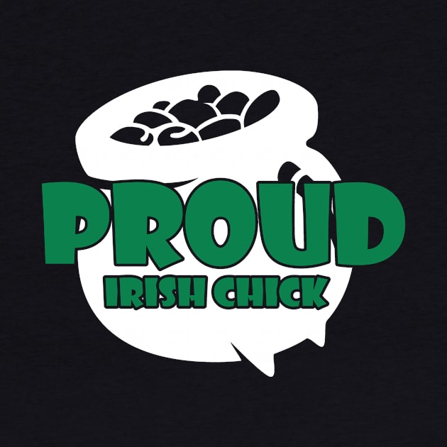 Proud Irish chick (white) by nektarinchen